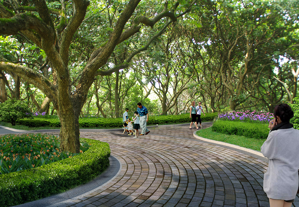 林荫小道改造节点