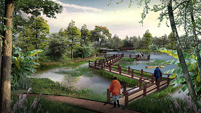 城市湿地公园景观设计对生态修复的价值