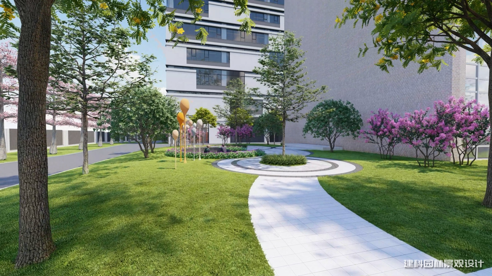 工厂景观绿化设计的核心特点