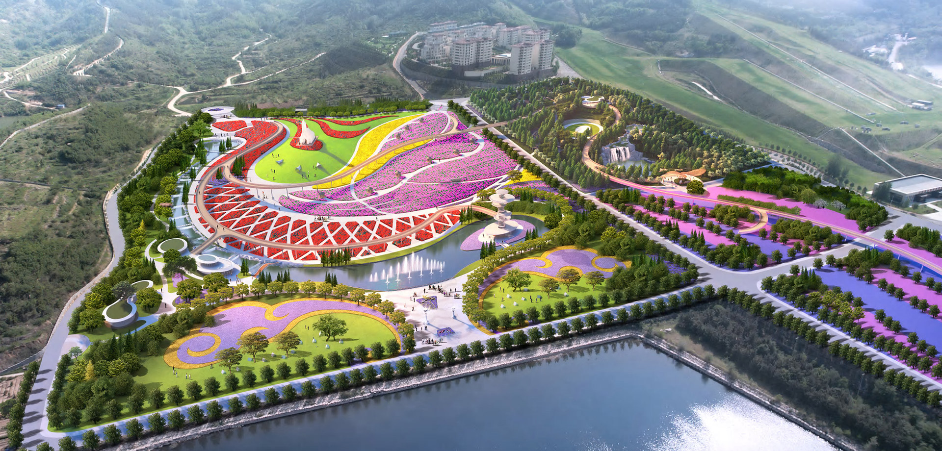 旅游景区花海及森林公园规划设计