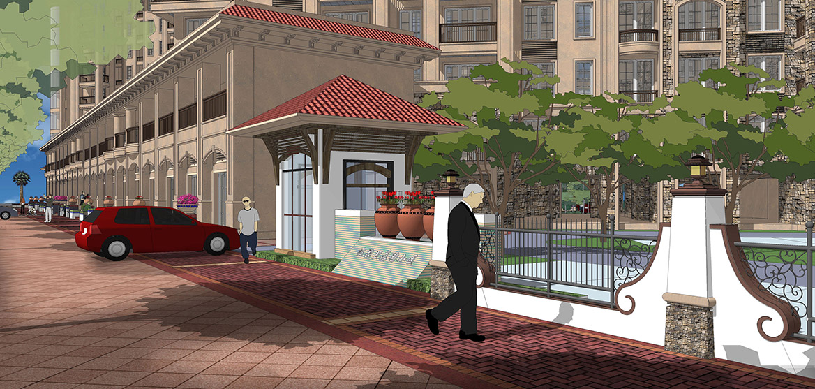 21-景观方案透视五