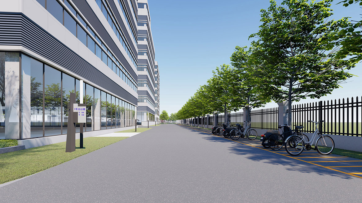 科技公司厂区景观设计3