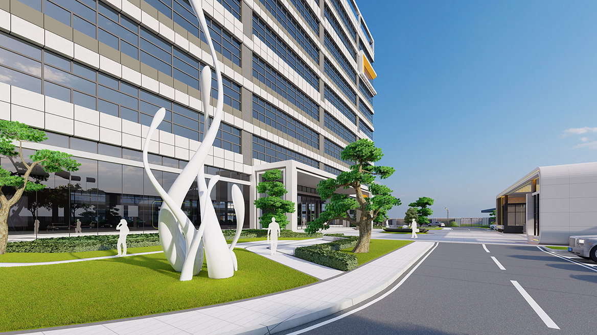 智能制造工厂景观设计案例1