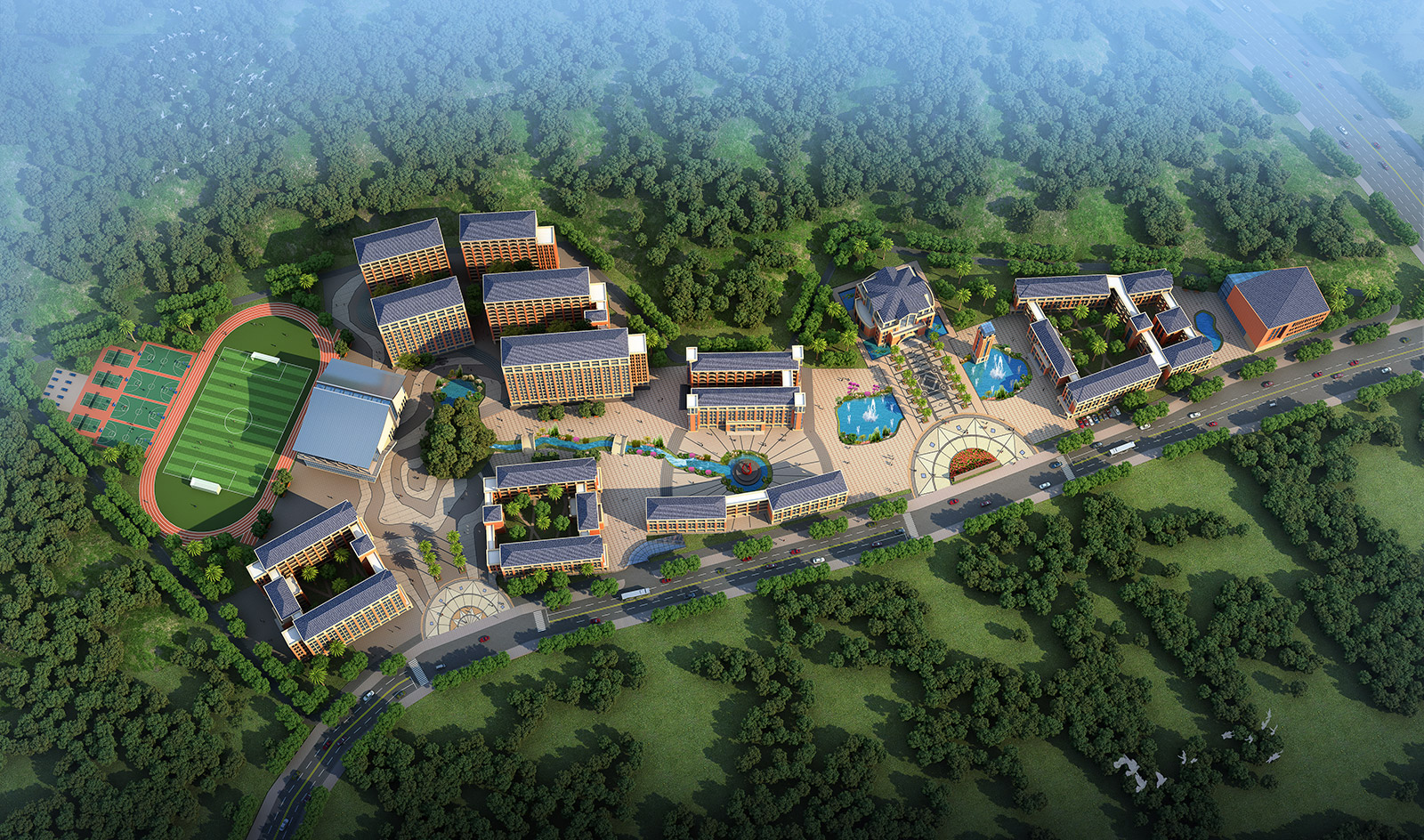 高校绿色校园规划设计主要步骤及方法